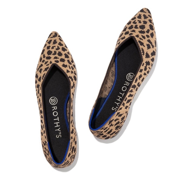 rothys leopard print flats
